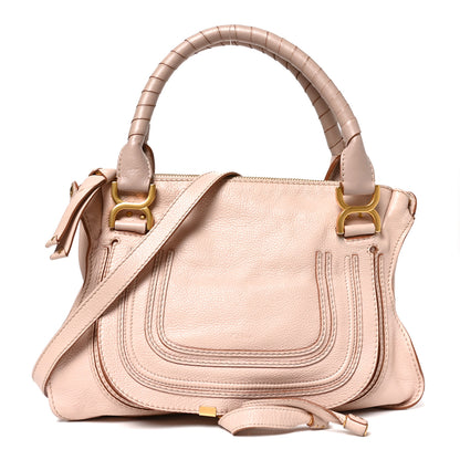 Chloe Calfskin Medium Marcie Satchel Nude Pink 1 of 9