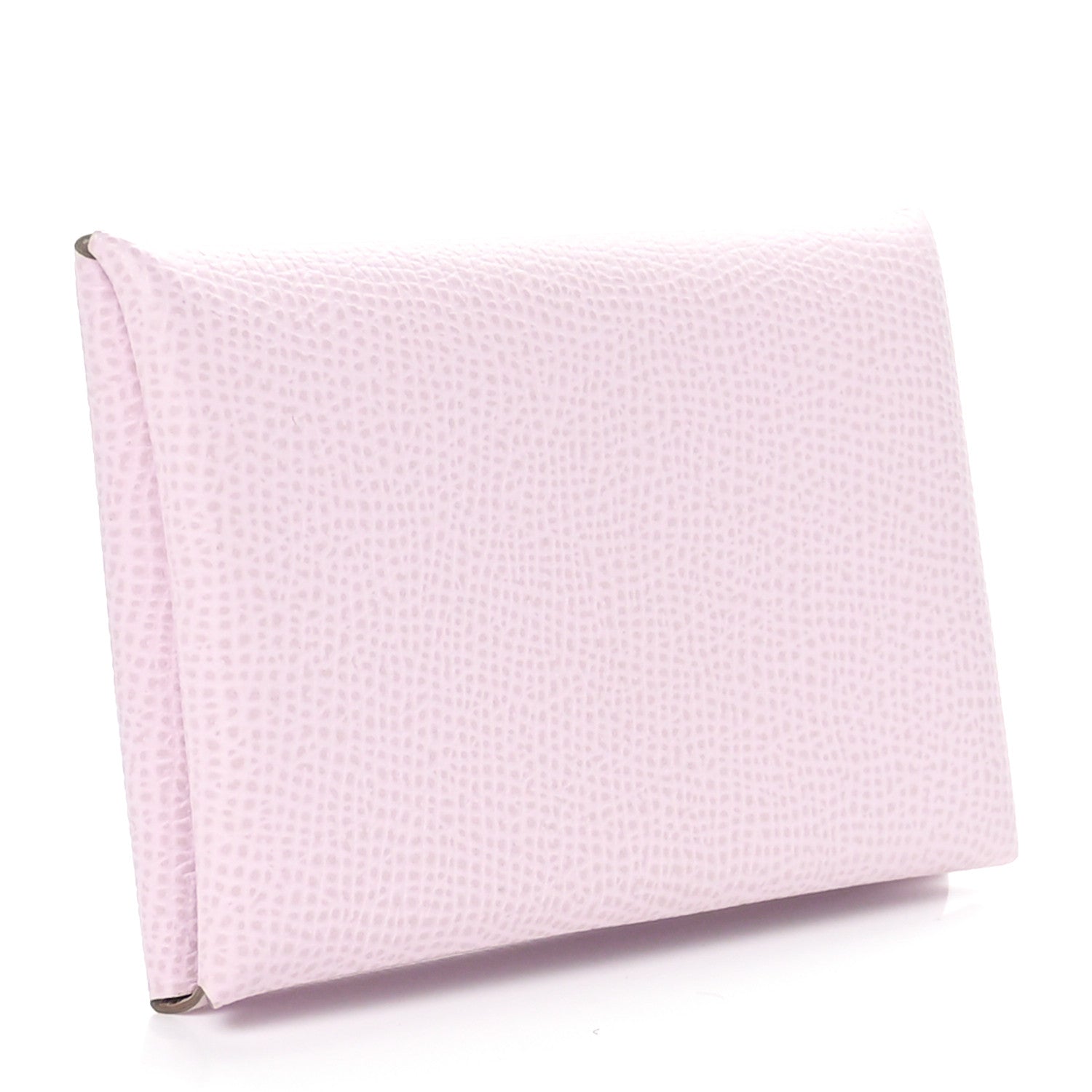 Hermes Epsom Calvi Duo Card Case Mauve Pale 3 of 9
