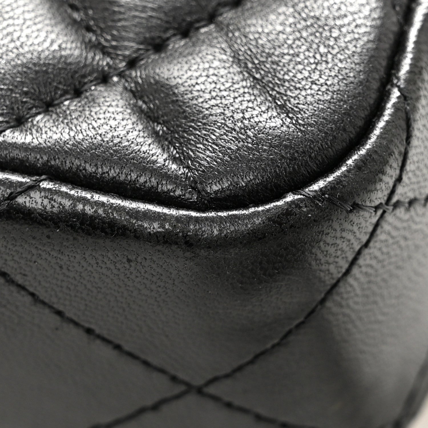 Chanel Lambskin Quilted Extra Mini Rectangular Flap Black 12 of 14