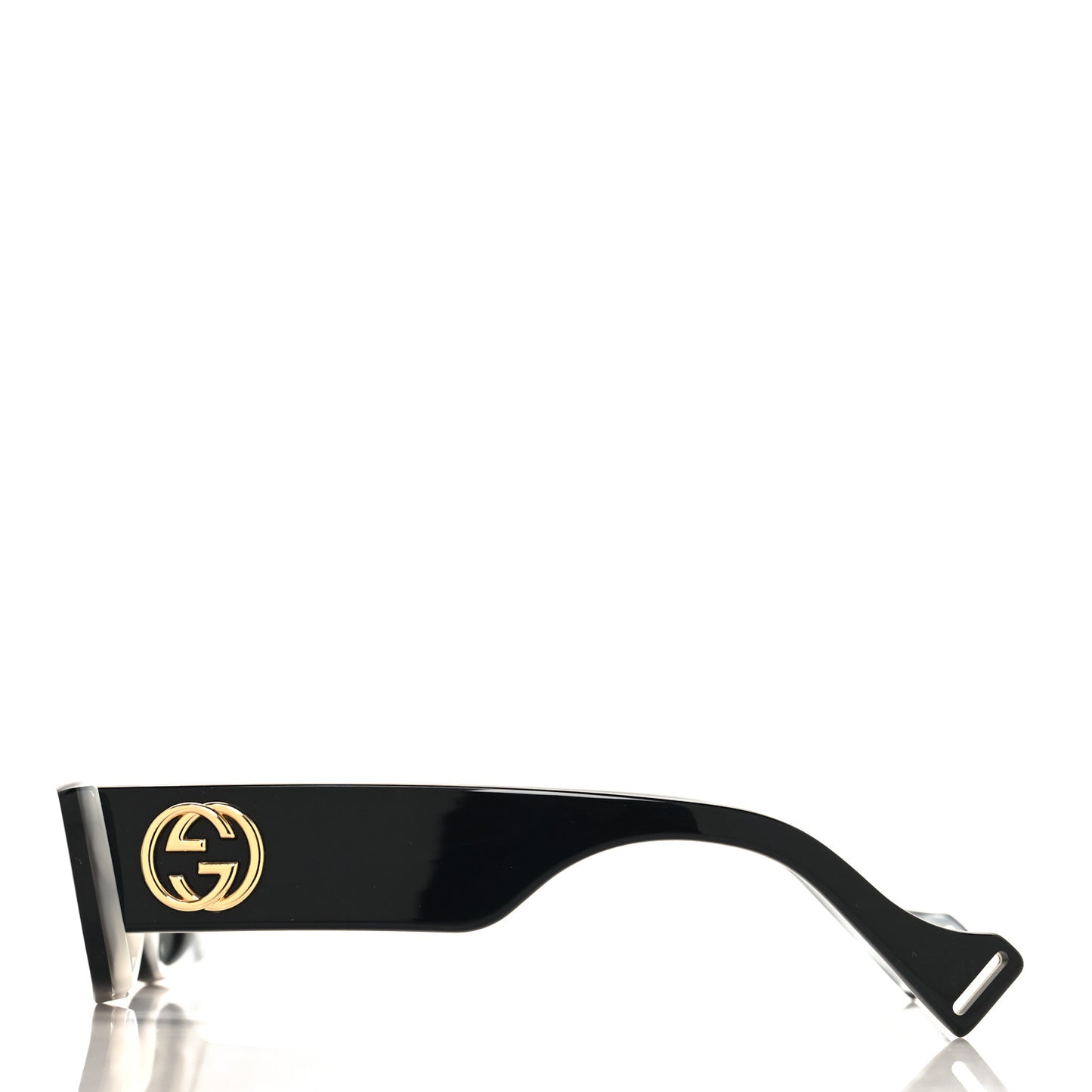 Acetate Rectangular Sunglasses GG0516S Black