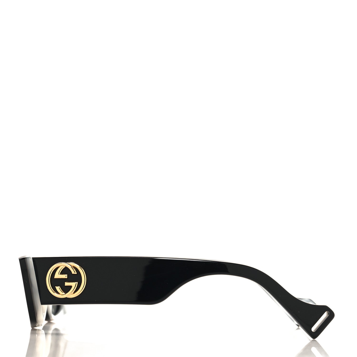 Gucci Acetate Rectangular Sunglasses GG0516S Black 3 of 7