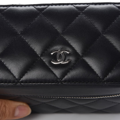 Chanel Lambskin Quilted Watch Case Black 6 of 10