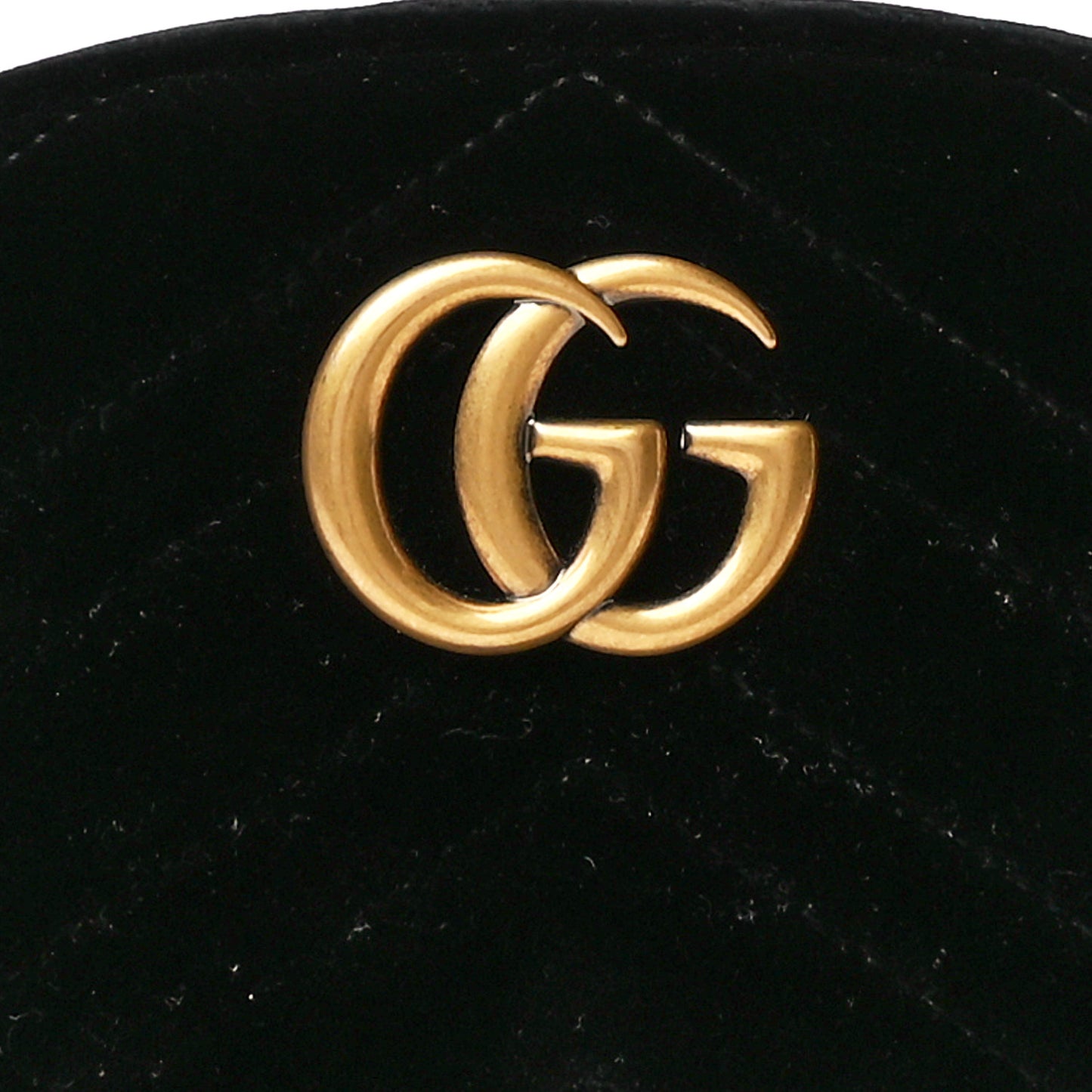 Velvet Matelasse GG Marmont Belt Bag 95 38 Black