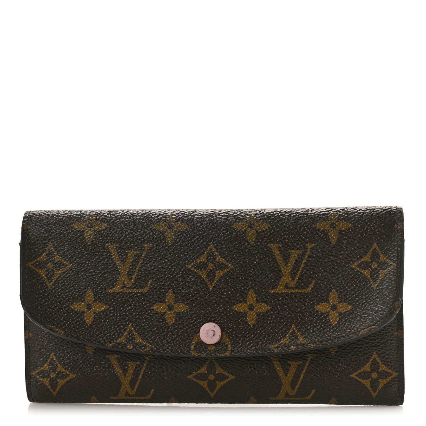 Monogram Emilie Wallet Rose Ballerine