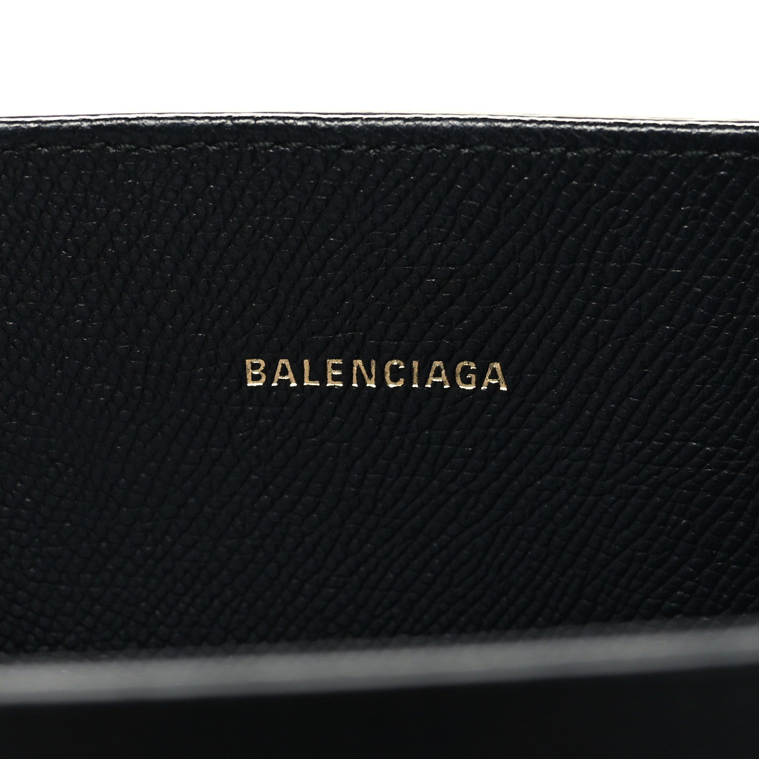 Balenciaga Grained Calfskin Ville Aj Tote Black 6 of 10