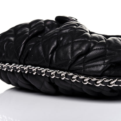 Chanel Washed Lambskin Quilted Mini Chain Around Flap Black 7 of 12
