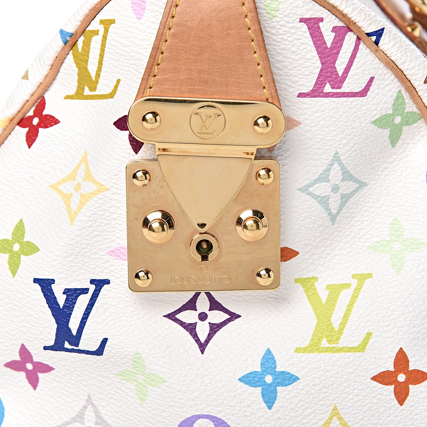 Monogram Multicolor Speedy 30 White