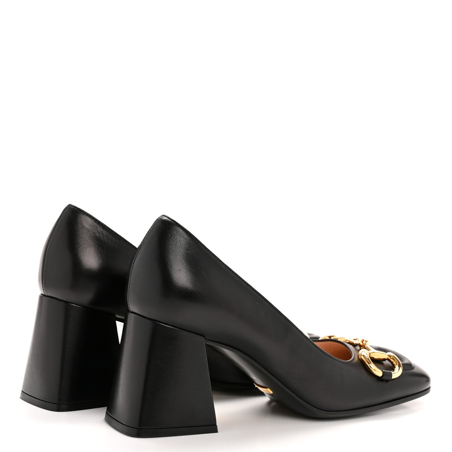 Malaga Kid Horsebit 75mm Pumps 38 Black