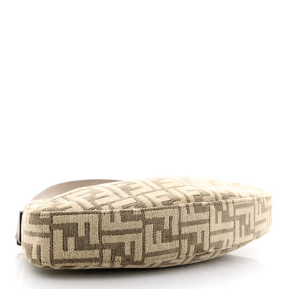 Fendi Chenille Vitello King Plexiglass FF O'Lock Swing Tortora Nuvola 4 of 12