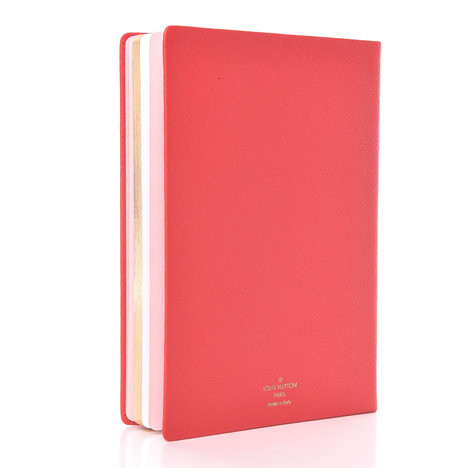 Louis Vuitton Taurillon Notebook MM Rubis 3 of 7
