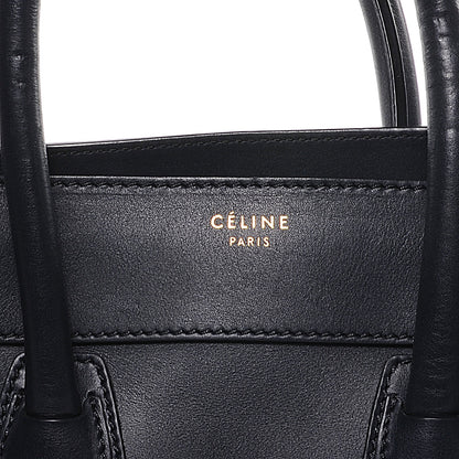 Celine Smooth Calfskin Mini Luggage Navy 3 of 12