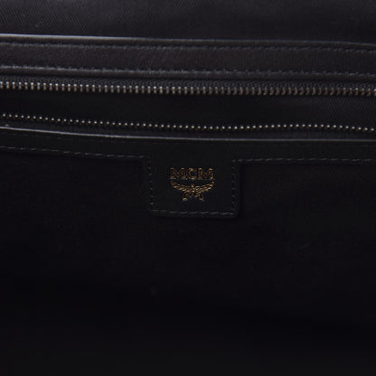 MCM Visetos Medium Traveler Weekender Bag Ruby Red 5 of 9
