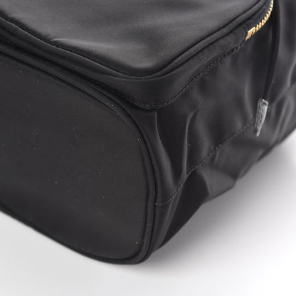Prada Saffiano Tessuto Nylon Mini Bucket Crossbody Bag Black 9 of 9