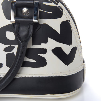 Louis Vuitton Graffiti Alma PM Black 10 of 11