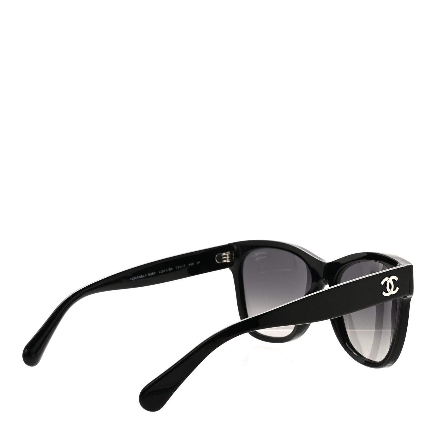 Acetate Polarized Square CC Sunglasses 5380 Black