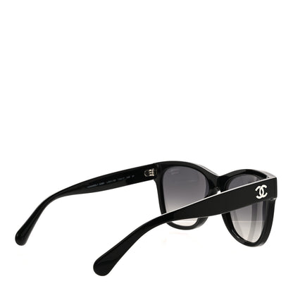 Chanel Acetate Polarized Square CC Sunglasses 5380 Black 4 of 4