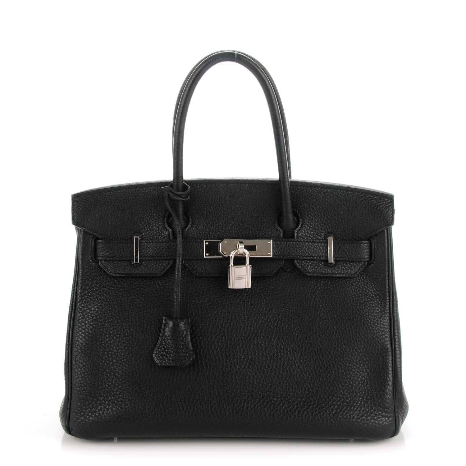 Hermes Taurillon Clemence Birkin 30 Black 1 of 31