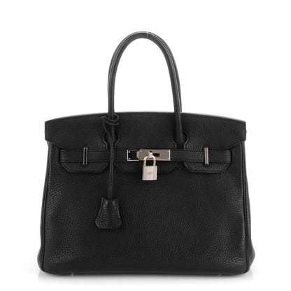 Hermes Taurillon Clemence Birkin 30 Black 1 of 31