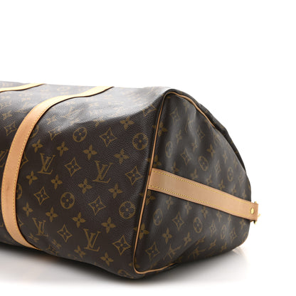 Louis Vuitton Monogram Keepall Bandouliere 50 9 of 9