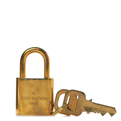 Louis Vuitton Brass Lock and 2 Keys Set #435 1 of 3