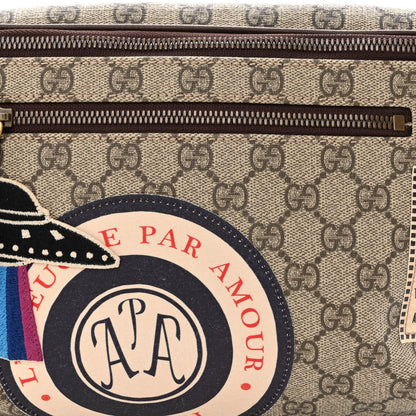 Gucci GG Supreme Monogram Courrier Belt Bag Beige New Acero 8 of 10