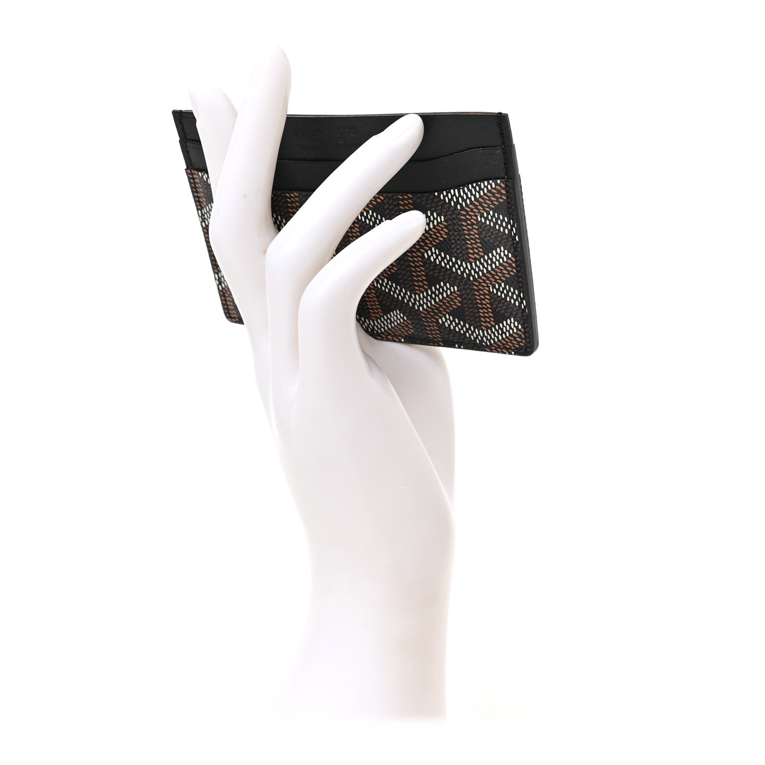 Goyard Goyardine Saint Sulpice Card Holder Black 2 of 6