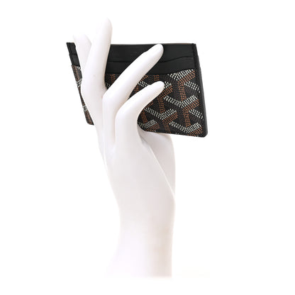 Goyard Goyardine Saint Sulpice Card Holder Black 2 of 6