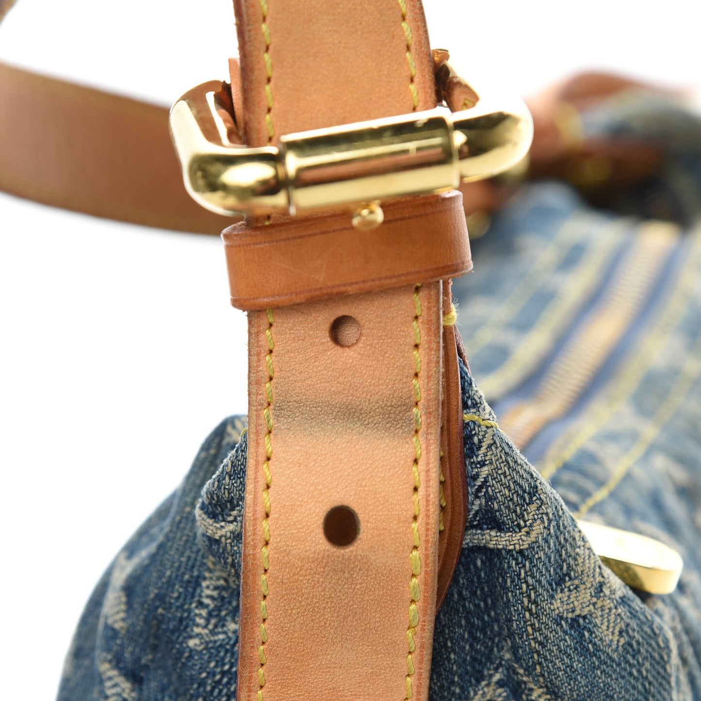Monogram Denim Baggy PM Blue