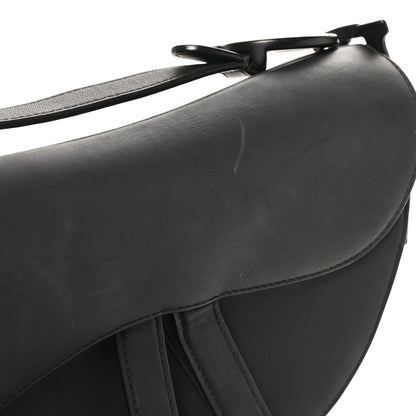 Christian Dior Ultra Matte Calfskin Saddle Bag Black 10 of 10
