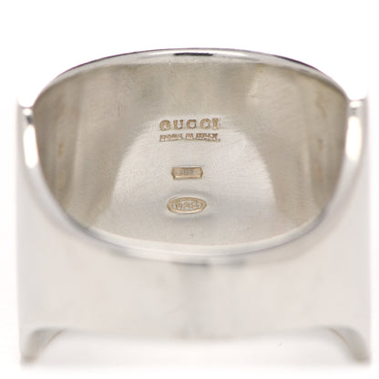 Gucci Sterling Silver Square Signet Ring 63 10.25 4 of 4