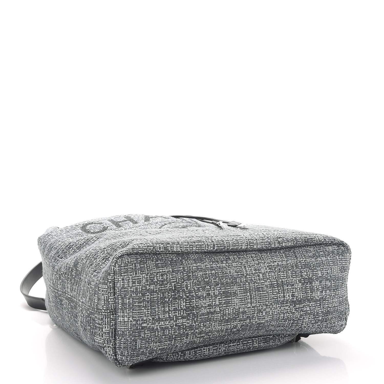 Chanel Canvas Large Deauville Backpack Charcoal 4 of 7