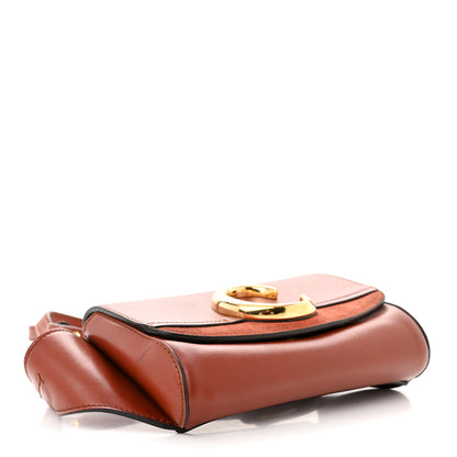 Chloe Calfskin Suede C Belt Bag Sepia Brown 5 of 14