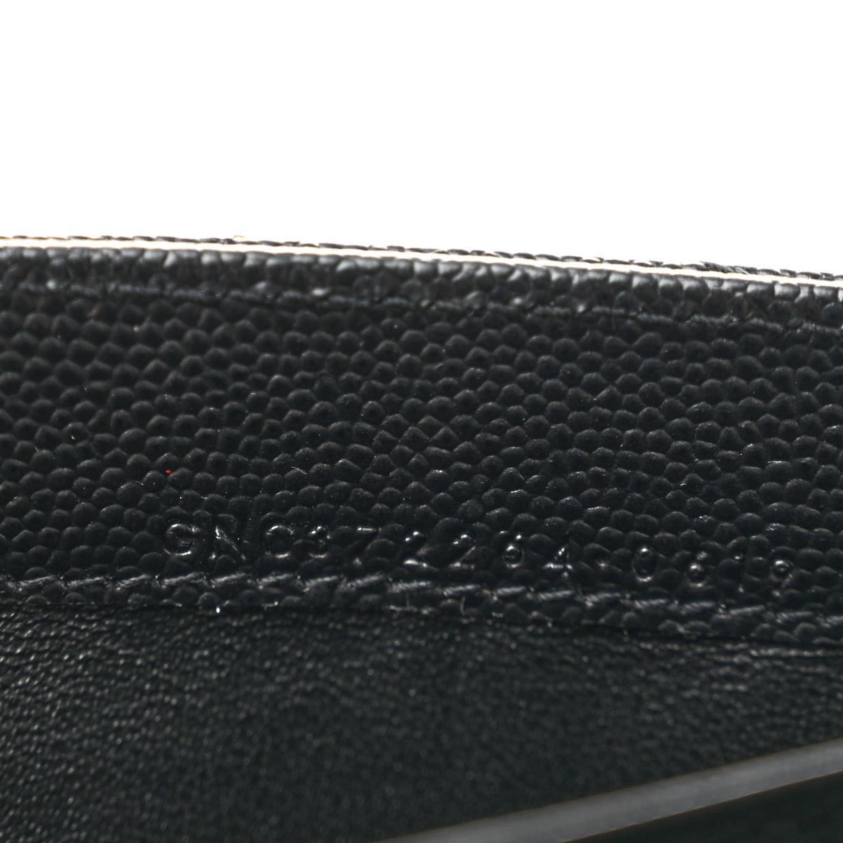 Grain De Poudre Matelasse Chevron Monogram Flap Wallet Black