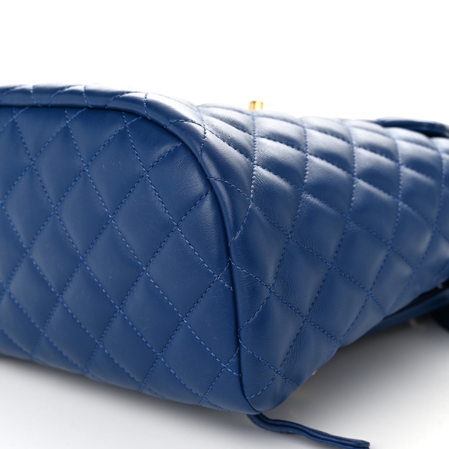 Calfskin Quilted Small Urban Spirit Backpack Blue