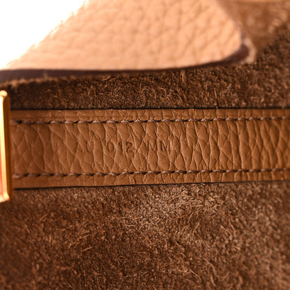 Hermes Taurillon Clemence Picotin Lock 22 MM Biscuit 7 of 11