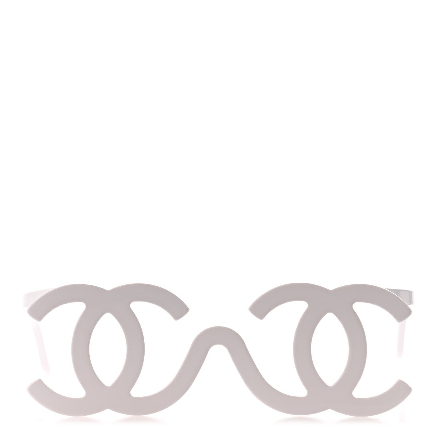 CC Logo Sunglasses White