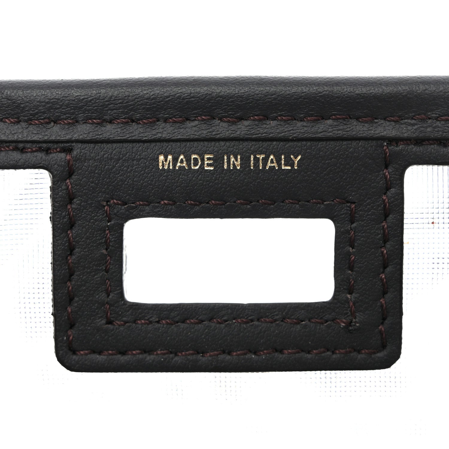 Fendi Mesh Vitello Century FF 1974 Mini Peekaboo Defender Cover Azzurro Black Ebano 7 of 10