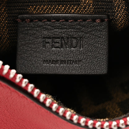 Fendi Vitello Grace New Matte Nano Fendigraphy Hobo Charm Scarlet 10 of 19
