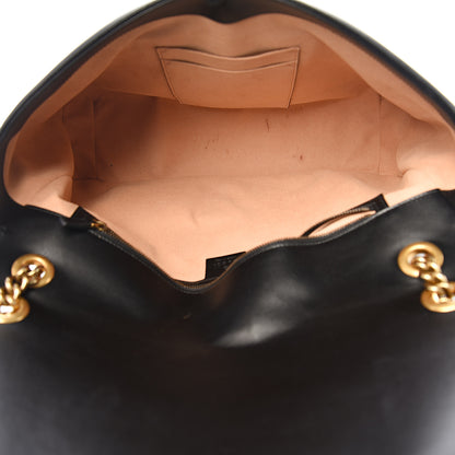 Gucci Calfskin Matelasse Large GG Marmont Shoulder Bag Black 4 of 13
