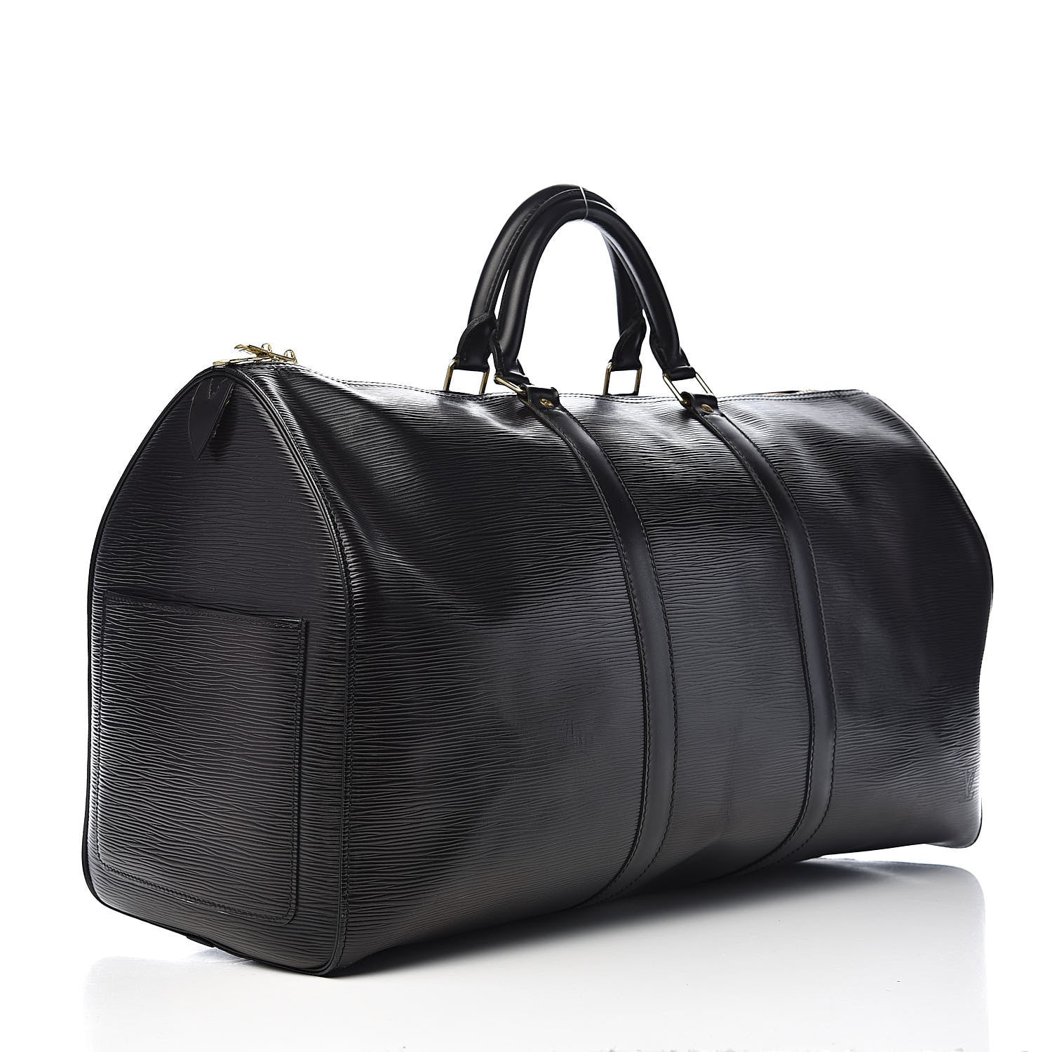 Louis Vuitton Epi Keepall 50 Black 3 of 15