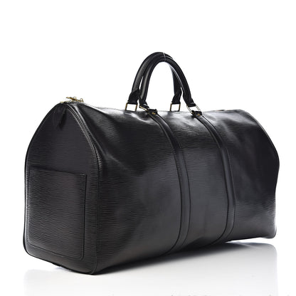 Louis Vuitton Epi Keepall 50 Black 3 of 15
