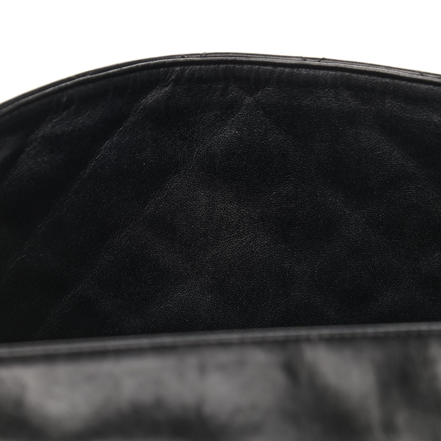 Chanel Lambskin Quilted Jumbo Flap Bijoux Chain Black 10 of 12