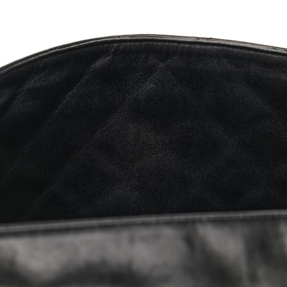Chanel Lambskin Quilted Jumbo Flap Bijoux Chain Black 10 of 12
