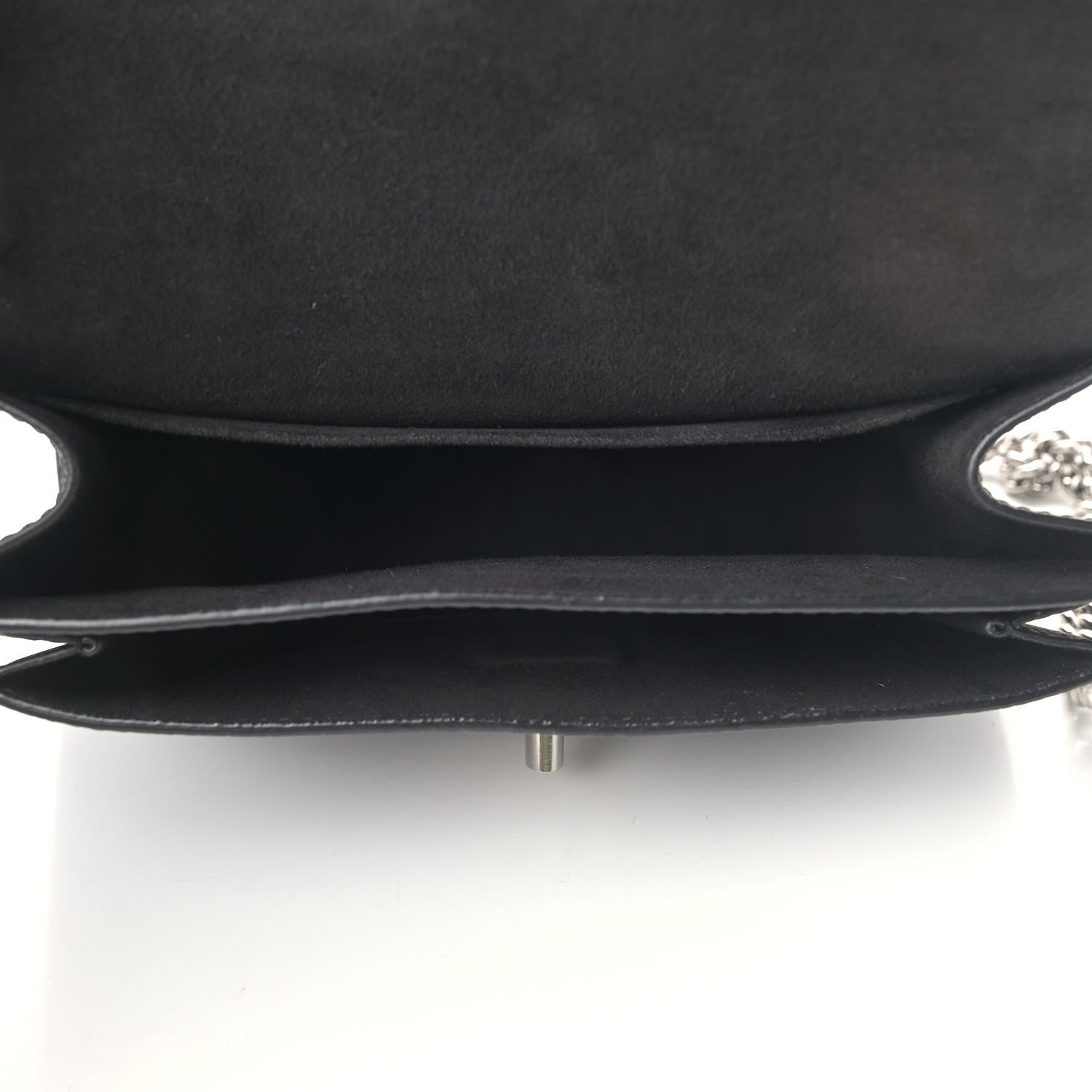 Louis Vuitton Soft Calfskin Mylockme Chain Bag BB Black 4 of 4