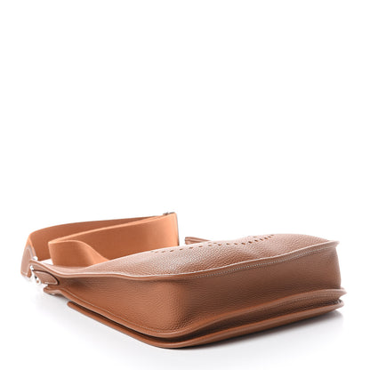 Hermes Taurillon Clemence Evelyne III PM Gold 3 of 8
