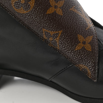 Louis Vuitton Monogram Jumble Flat Ankle Boots 37.5 Black 12 of 12