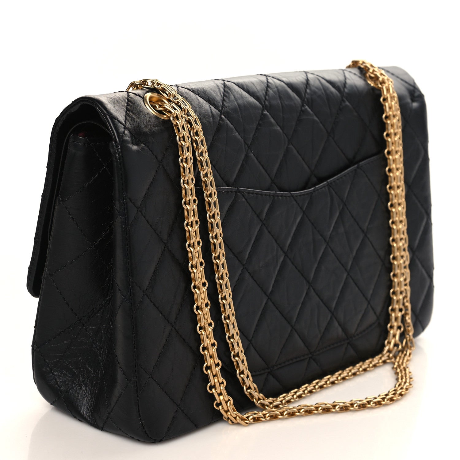 Chanel Aged Calfskin Quilted 2.55 Reissue 227 Flap Black 3 of 9