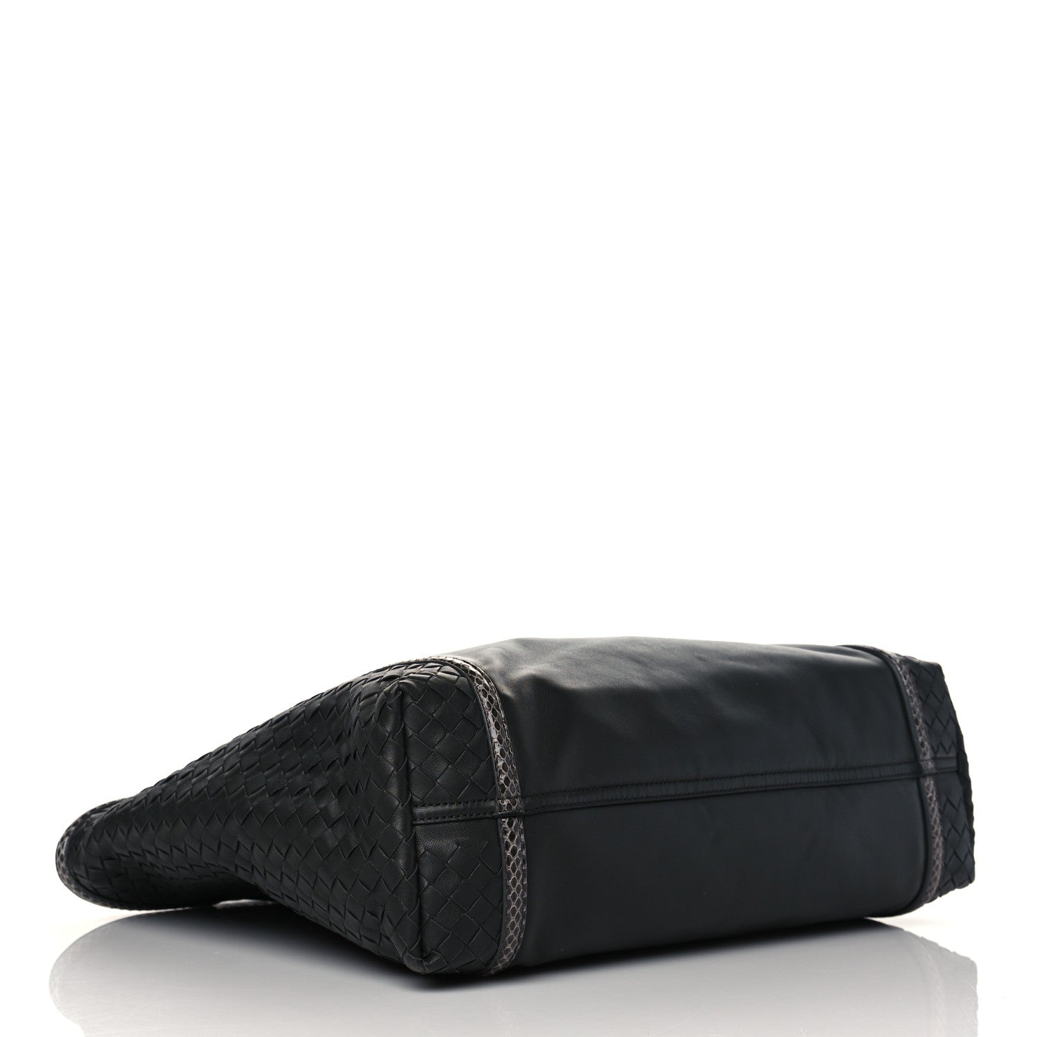 Bottega Veneta Nappa Ayers Intrecciato Tote Grey 4 of 10