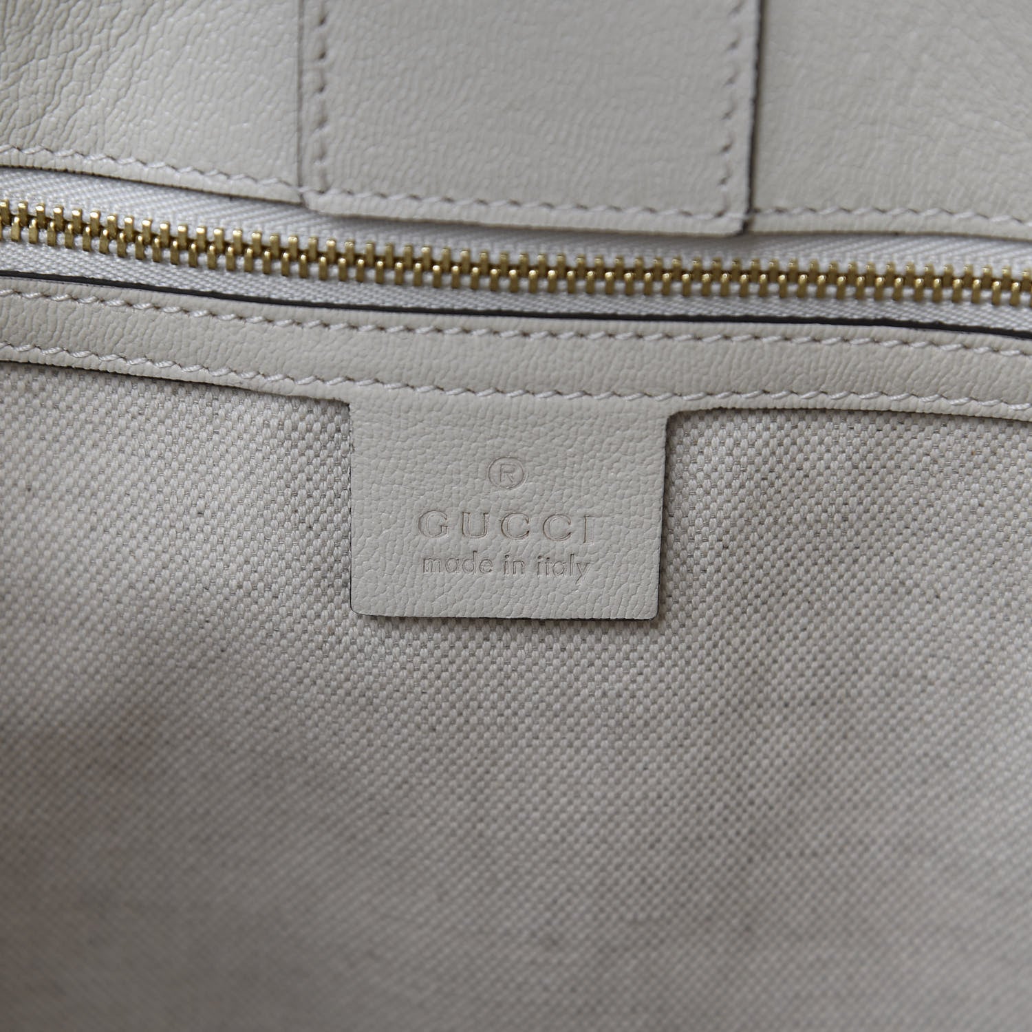 Gucci Monogram New Sakai Calfskin Lux Horsebit 1955 Tote Beige Ebony Mystic White 7 of 9
