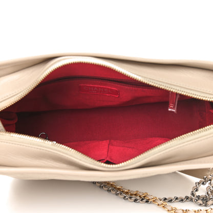 Chanel Aged Calfskin Quilted Medium Gabrielle Hobo Beige 8 of 11